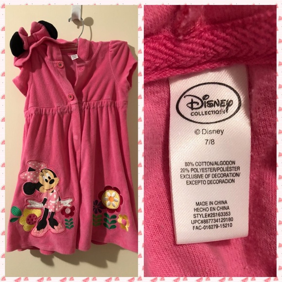 minnie mouse swim cover up